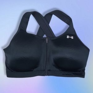 UNDER ARMOUR FRONT ZIP SPORTS BRA